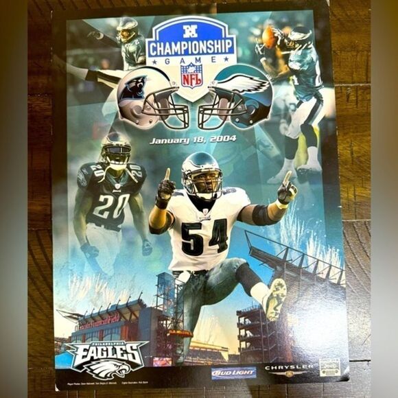 NFL Other - Philadelphia Eagles 2004 Championship Poster - Philadelphia Inquirer -GO! Eagles